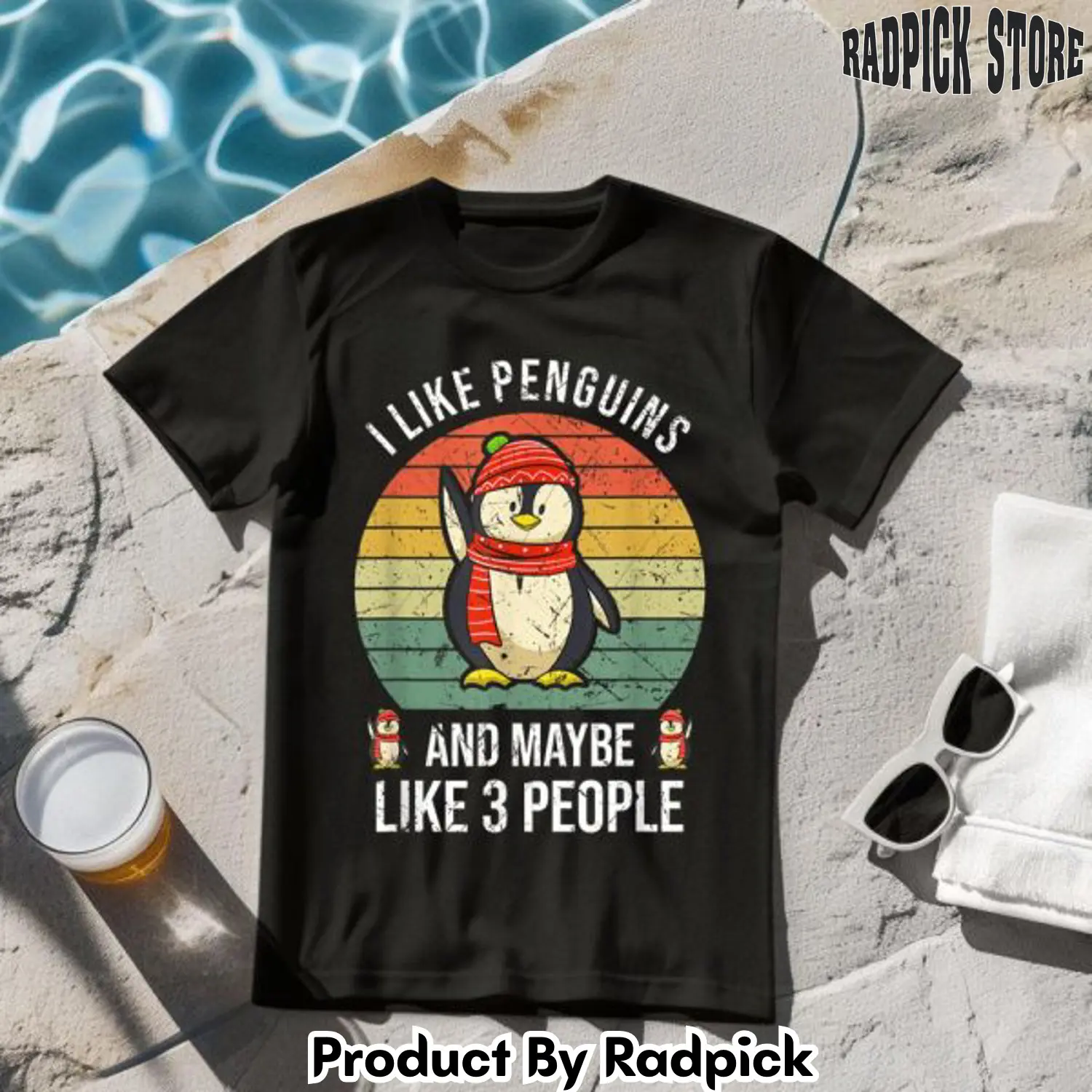 I like penguins and maybe like 3 people tshirt rp2619499
